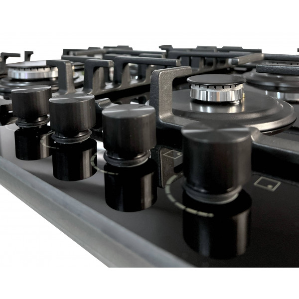 Фото - Варочная панель газовая Borgio DR 6390-15 BLACK GLASS FFD