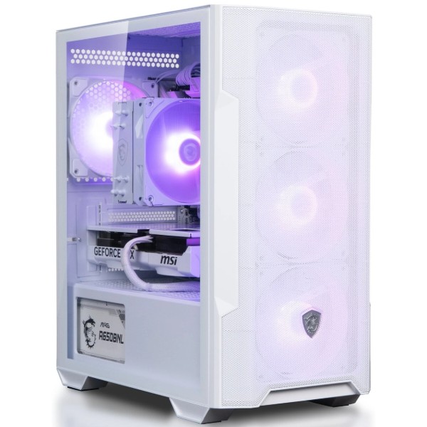 Фото - Системный блок Dragon Lucky Snow Powered_by MSI (RTX 5070 + R7 7700-WH) White Фото - Системный блок Dragon Lucky Snow Powered_by MSI (RTX 5070 + R7 7700-WH) White