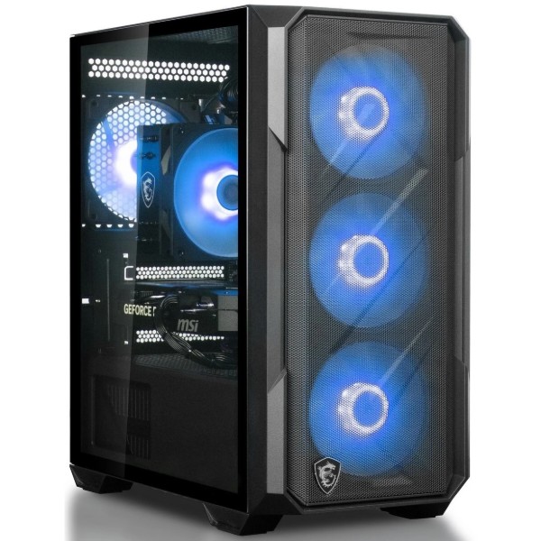 Фото - Системний блок Dragon Lucky Shadow Powered_by MSI (RTX 5060 + i5 12400F) Black