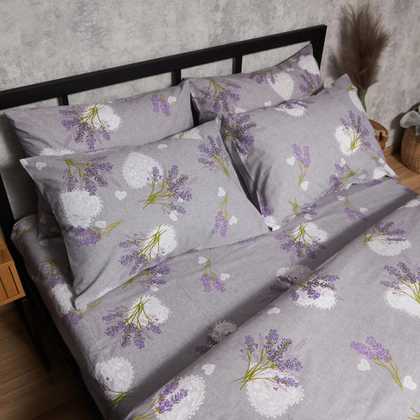 Фото - Комплект постільної білизни Moon&Star Бязь Gold Люкс Provence Dreams King Size 220x240 нав. 2х50х70 (MS-820009626)