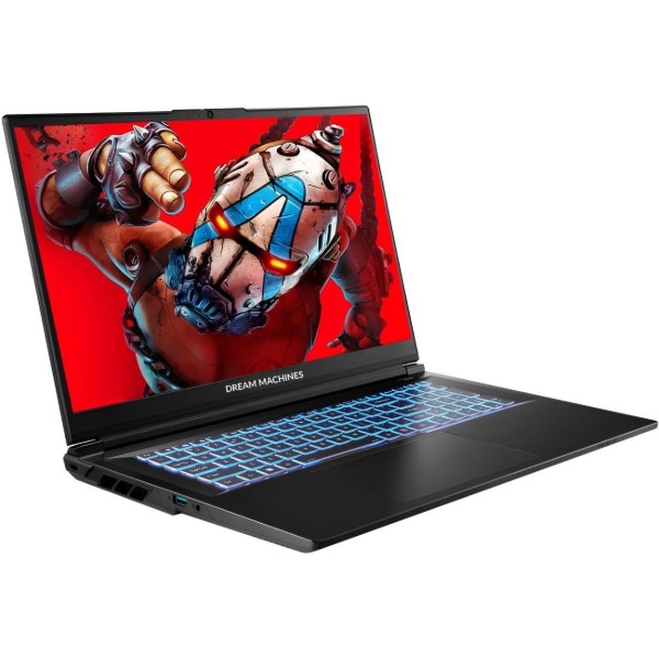 Фото - Ноутбук ігровий Dream Machines RX5070Ti-17UA21 Black