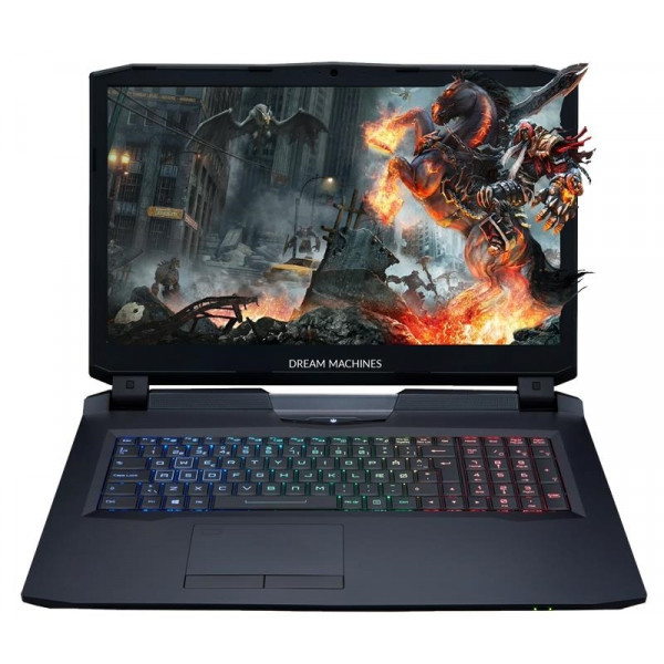Фото - Ноутбук ігровий Dream Machines Clevo X1080-17 (X1080-17UA33) Gray