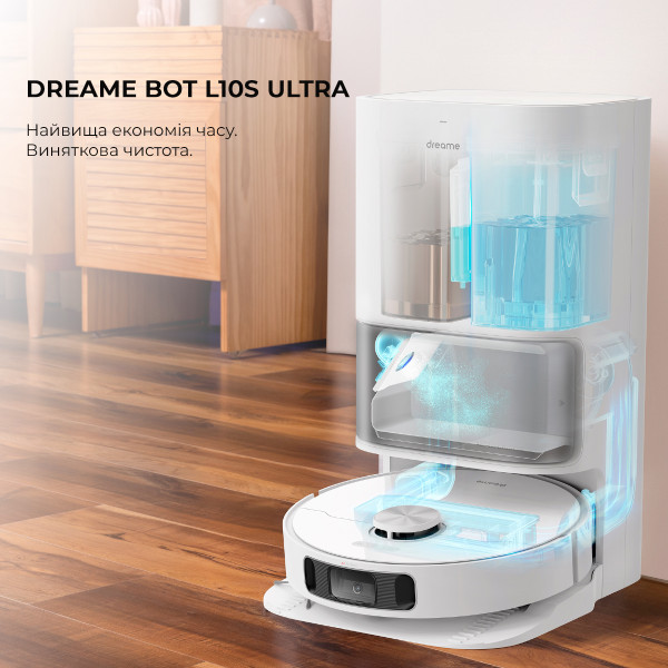 Фото - Робот-пилосос миючий Dreame L10s Ultra (RLS6LADC)