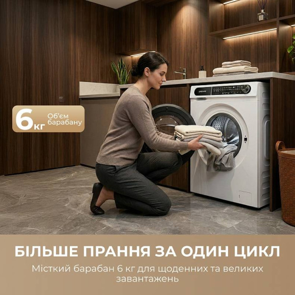 Фото - Пральна машина Dreame S6 (DWF06S30CA)