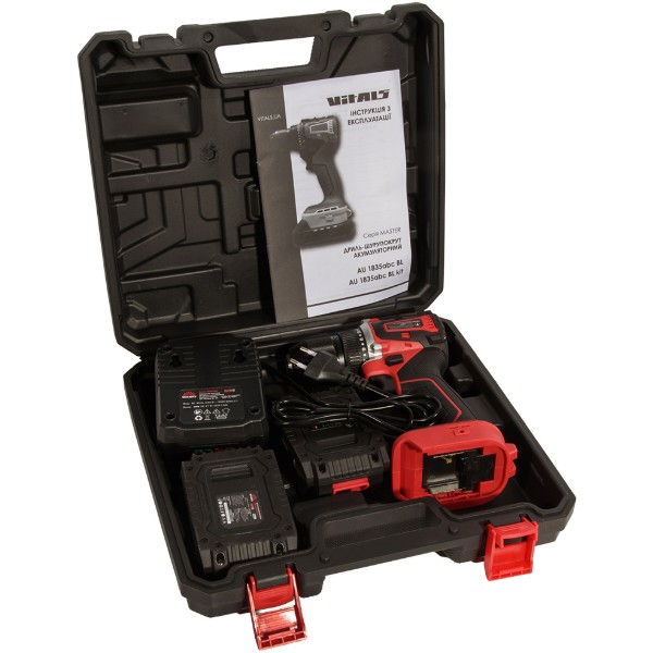 Фото - Дрель-шуруповерт VITALS Master AU 1835abc BL Kit