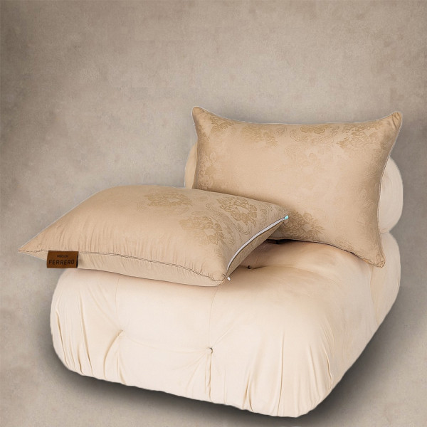 Фото - Подушка стандартна MirSon №15-35 Ferrero EcoSilk Gold 40х60 см (2200011164779)