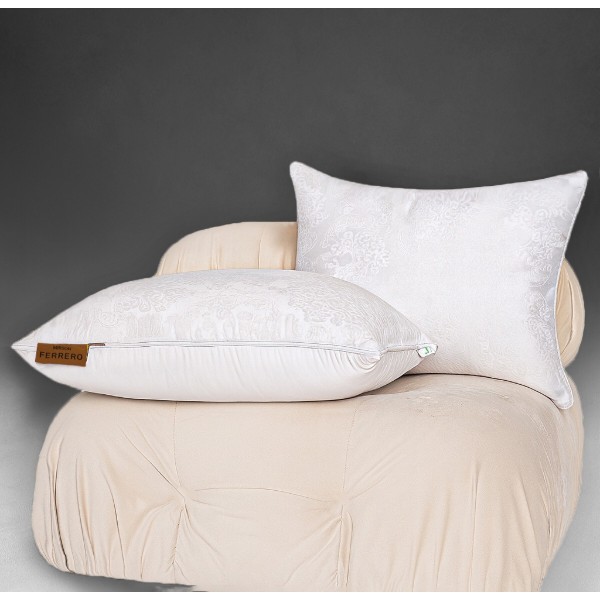 Фото - Подушка стандартна MirSon №15-29 Ferrero EcoSilk White 60х60 см (2200011165295)
