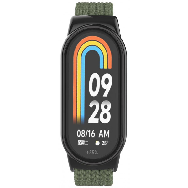 Фото - Ремінець для фітнес-браслету Armorstandart Braided Solo Loop for Xiaomi Mi Band 8/9 Khaki (ARM69929)
