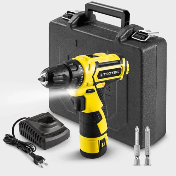 Фото - Дрель-шуруповерт Trotec PSCS 11-12V + кейс (4410000102)