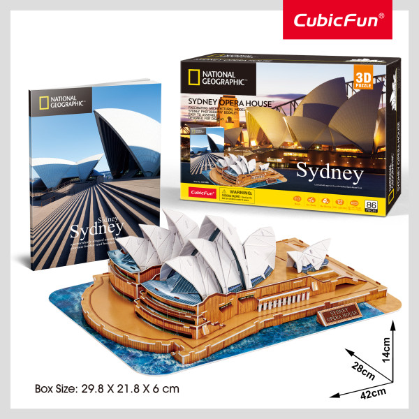 Фото - 3D пазли Cubic Fun National Geographic Сідней (DS1088h)