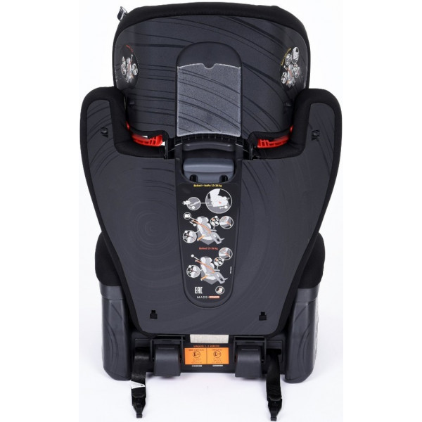 Фото - Автокрісло Peg-Perego Viaggio 1-2-3 Via Monza (чорне з червоним)