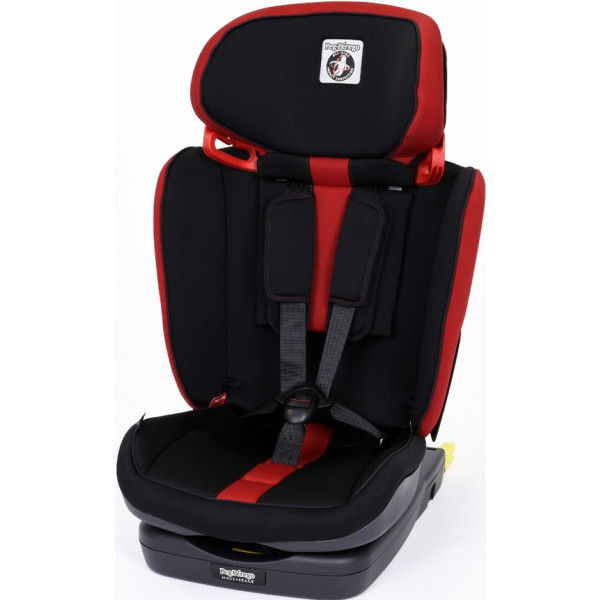 Фото - Автокрісло Peg-Perego Viaggio 1-2-3 Via Monza (чорне з червоним)