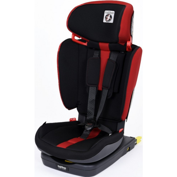 Фото - Автокрісло Peg-Perego Viaggio 1-2-3 Via Monza (чорне з червоним)