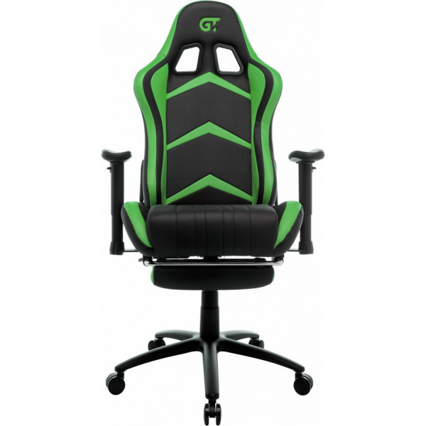 Фото - Крісло для геймерів GT Racer X-2534-F Black/Green