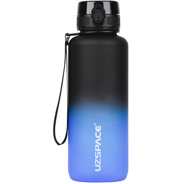 Фото - Пляшка для води UZspace 3056 Frosted 1500 мл Чорно-блакитна Фото - Пляшка для води UZspace 3056 Frosted 1500 мл Чорно-блакитна