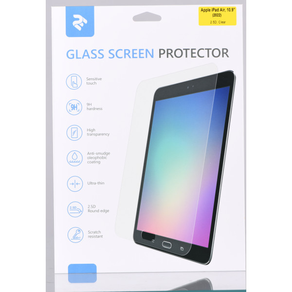 Фото - Захисне скло для планшета 2E for Apple iPad Air 10.9" (2022) 2.5D Clear (2E-IPD-2022A-LT2.5D-CL)