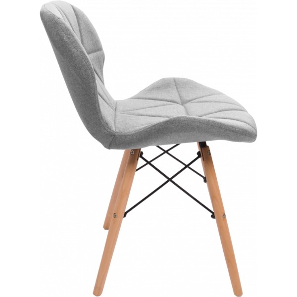 Фото - Стілець кухоний GT Racer X-D27 Fabric Light Gray
