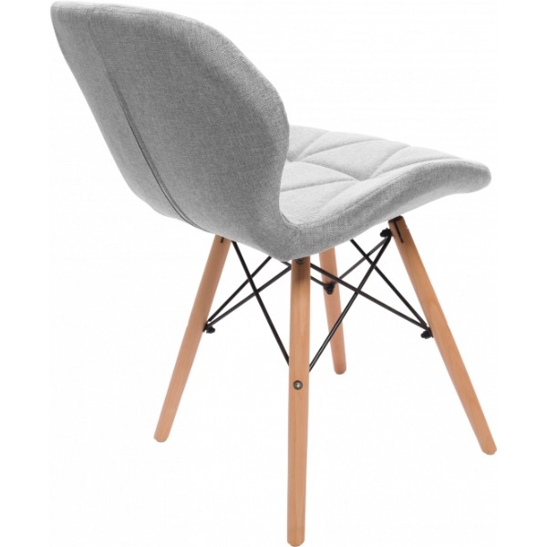 Фото - Стілець кухоний GT Racer X-D27 Fabric Light Gray