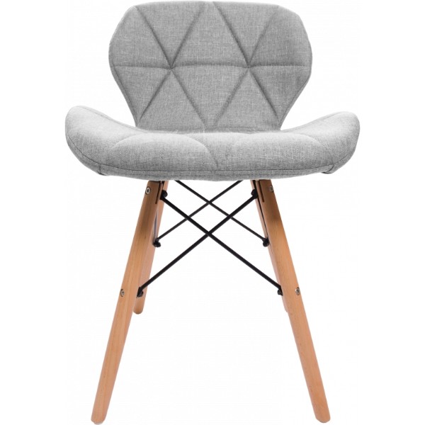 Фото - Стілець кухоний GT Racer X-D27 Fabric Light Gray