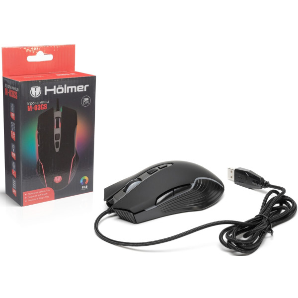Фото - Мышь проводная игровая Holmer M-03GS