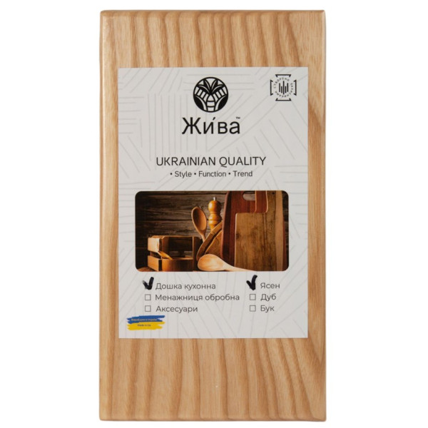 Фото - Дошка обробна Жива 25,5х14,5х1 см (AB 25514511)