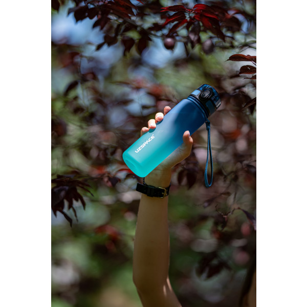 Фото - Пляшка для води UZspace 3026 Frosted 500 мл Блакитно-зелена