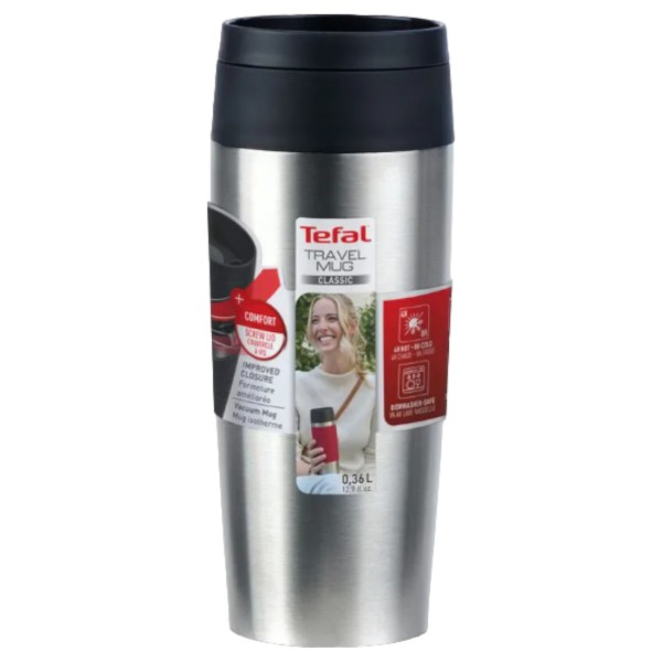 Фото - Термокружка Tefal N2020110 Travel Mug Classic 0,36 л сталь