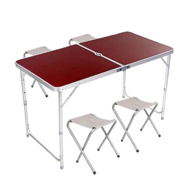 Фото - Складаний стіл Voltronic DT-4251 з 4 стільцями