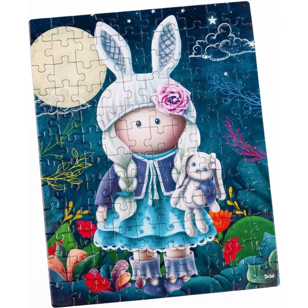 Фото - Пазлы (5-7 лет) De.tail «Little bunny doll» (120 элем.)  (DT100-01)