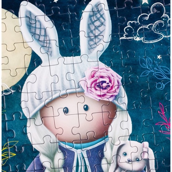 Фото - Пазлы (5-7 лет) De.tail «Little bunny doll» (120 элем.)  (DT100-01)