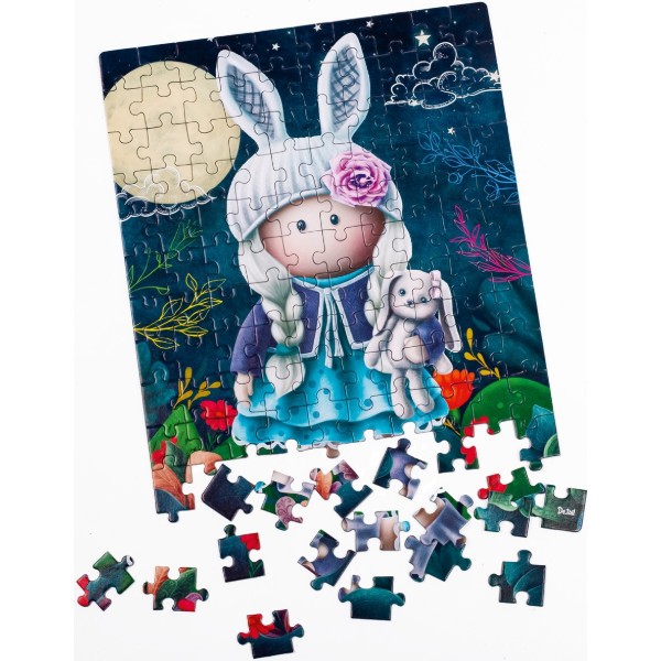 Фото - Пазлы (5-7 лет) De.tail «Little bunny doll» (120 элем.)  (DT100-01)