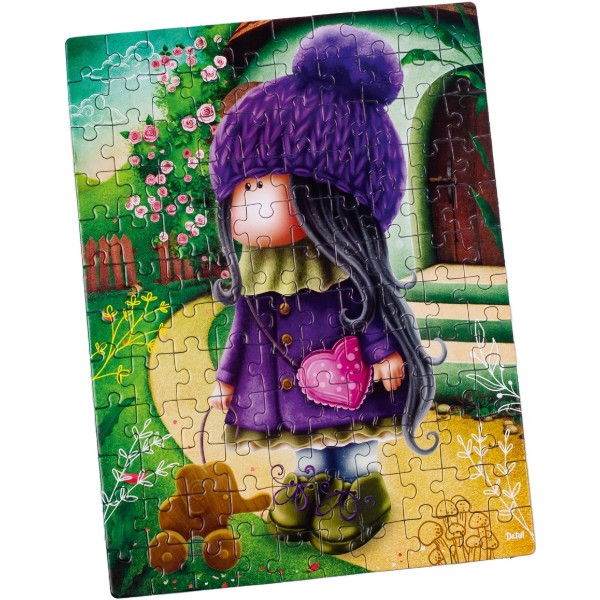 Фото - Пазлы (5-7 лет) De.tail «Cute doll with an elephant» (120 элем.) (DT100-04)	