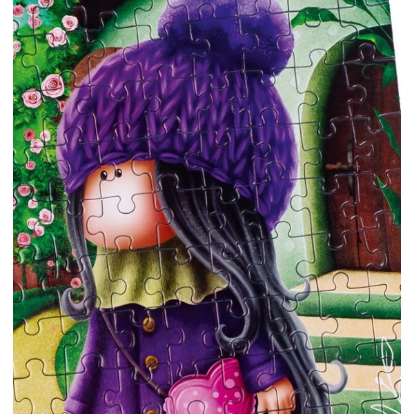 Фото - Пазлы (5-7 лет) De.tail «Cute doll with an elephant» (120 элем.) (DT100-04)	