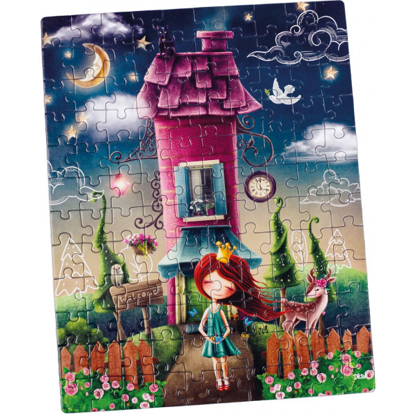 Фото - Пазлы (5-7 лет) De.tail «Magic princess house» (120 элем.) (DT100-08)       	