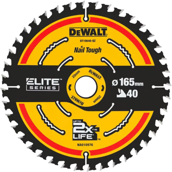 Фото - Диск пильный DeWALT EXTREME 165х20х40 см (DT10640)