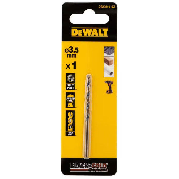 Фото - Сверло DeWALT Black&Gold HSS-G (DT20516)