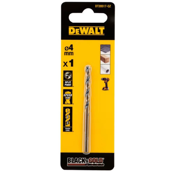 Фото - Сверло DeWALT Black&Gold HSS-G (DT20517)