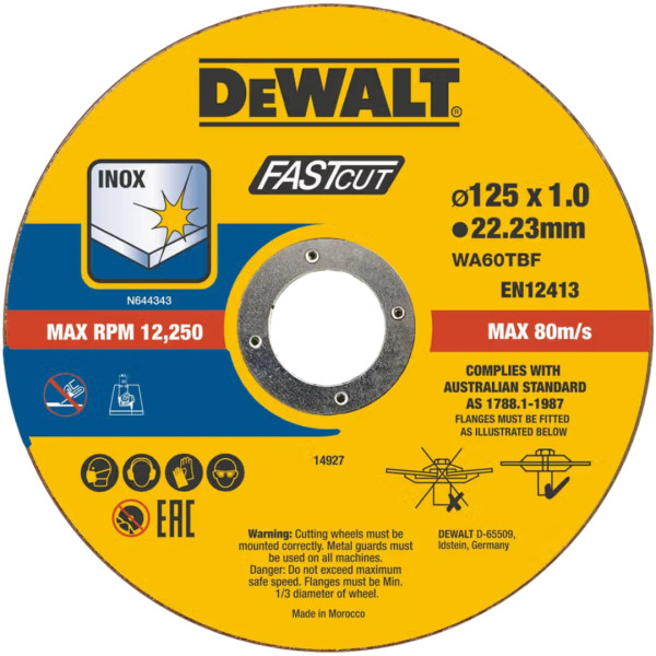 Фото - Круг отрезной по металлу DeWALT FASTCUT 100 шт. (DT20540)