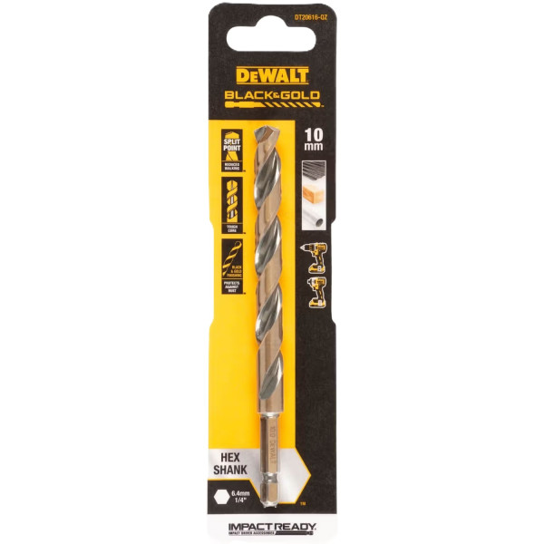 Фото - Свердло DeWALT EXTREME IMPACT Black&Gold (DT20616)