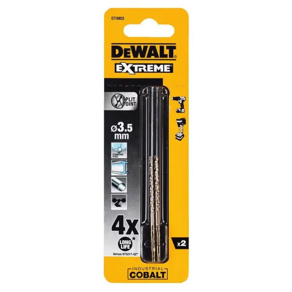 Фото - Сверло DeWALT EXTREME INDUSTRIAL COBALT HSS-CO (DT4903)