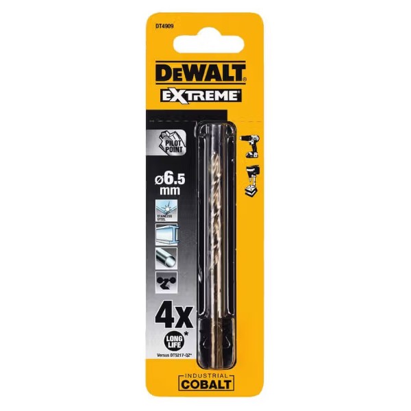 Фото - Свердло DeWALT EXTREME INDUSTRIAL COBALT HSS-CO (DT4909)