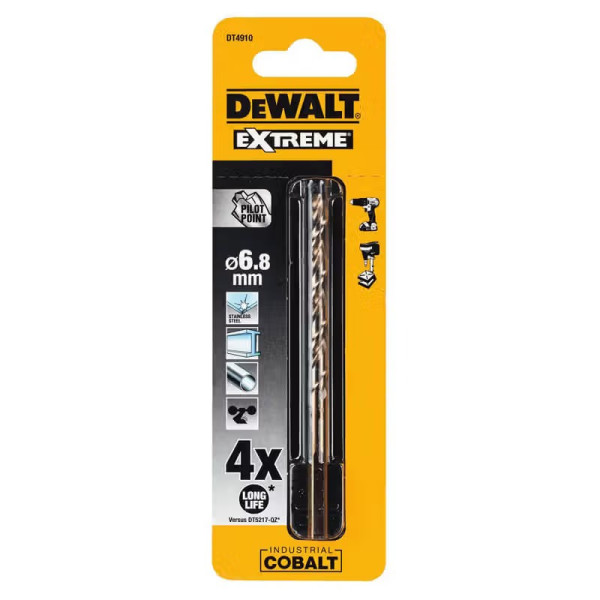 Фото - Сверло DeWALT EXTREME INDUSTRIAL COBALT HSS-CO (DT4910)