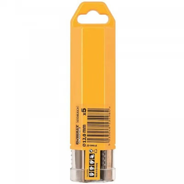 Фото - Свердло DeWALT EXTREME INDUSTRIAL COBALT HSS-CO 5 шт. (DT4947)