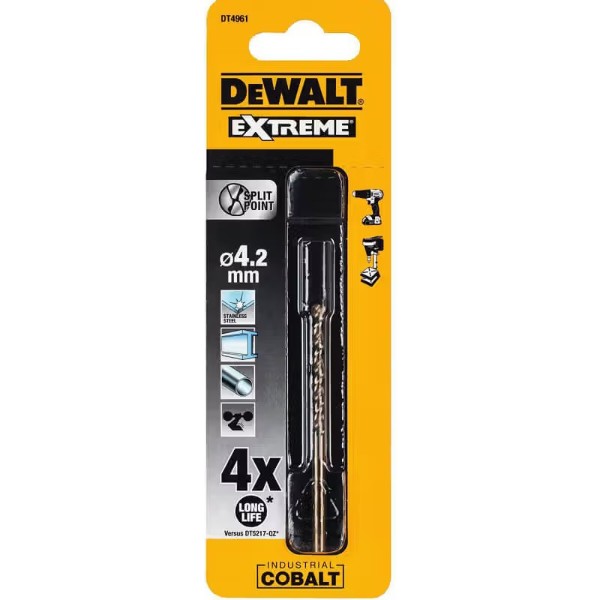 Фото - Сверло DeWALT EXTREME INDUSTRIAL COBALT HSS-CO (DT4961)