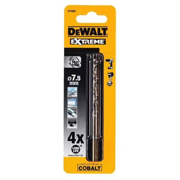 Фото - Свердло DeWALT EXTREME INDUSTRIAL COBALT HSS-CO (DT4962)