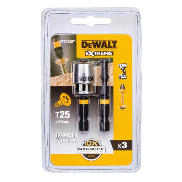 Фото - Біта для викрутки DeWALT IMPACT TORSION 2 шт. (DT70538T)