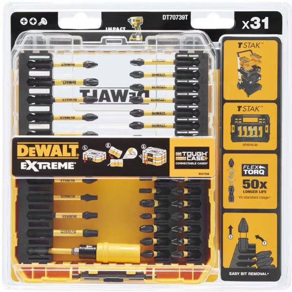 Фото - Біта для викрутки DeWALT EXTREME FLEXTORQ (DT70739T)