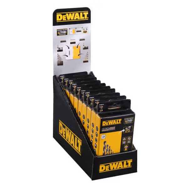 Фото - Набір свердел DeWALT Black&Gold 8 шт. (DT70829)