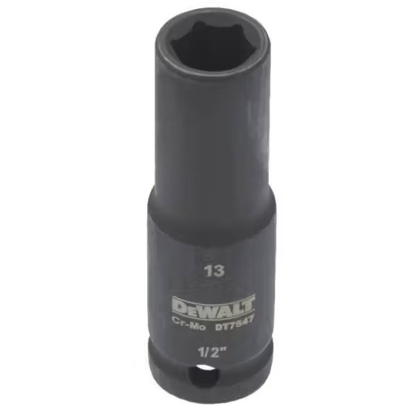 Фото - Торцева голівка DeWALT IMPACT 1/2" 13 мм (DT7547)
