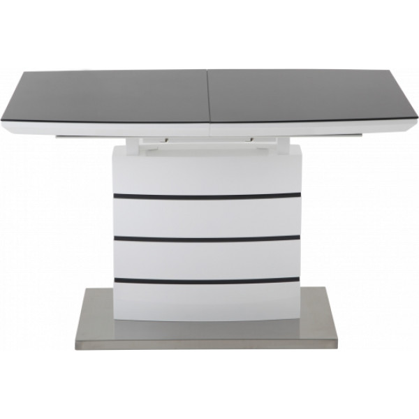 Фото - Обідній стіл GT Racer DT8053-2 (140-180x80x76) White/Gray